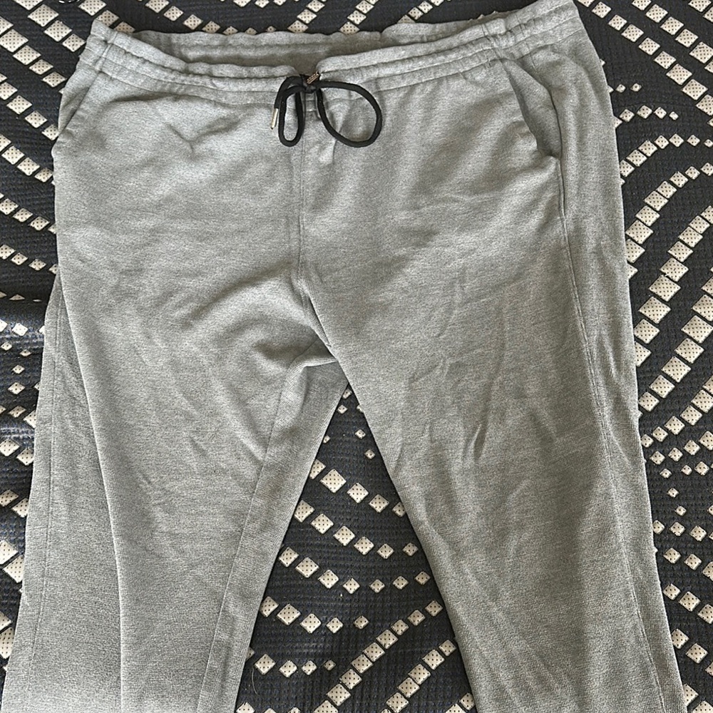 Gray Men Jogger Pants